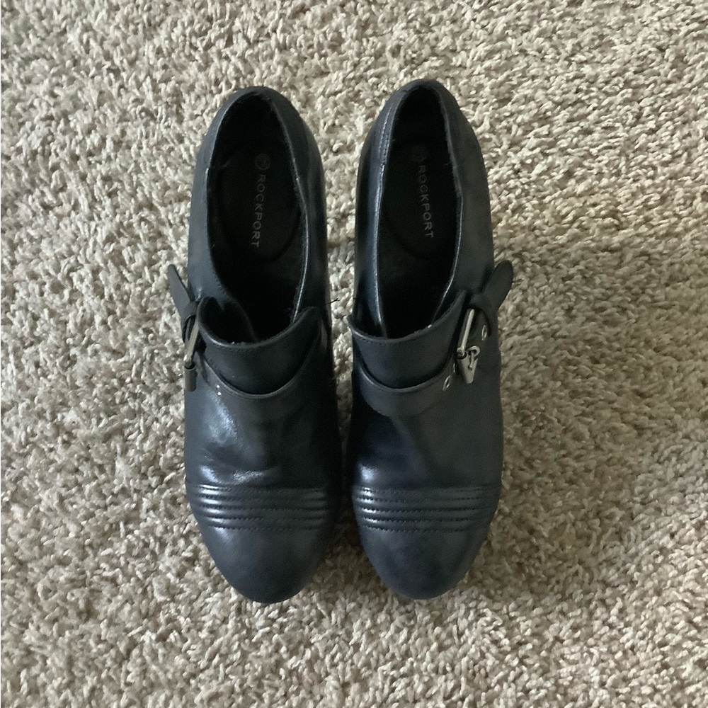 Rockport AdiPrene Leather Pump Booties